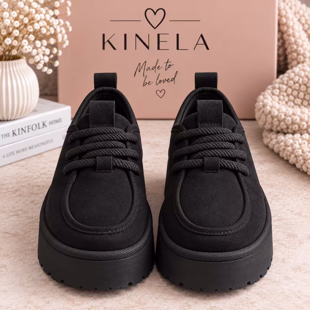 Harper platform sneaker – fekete
