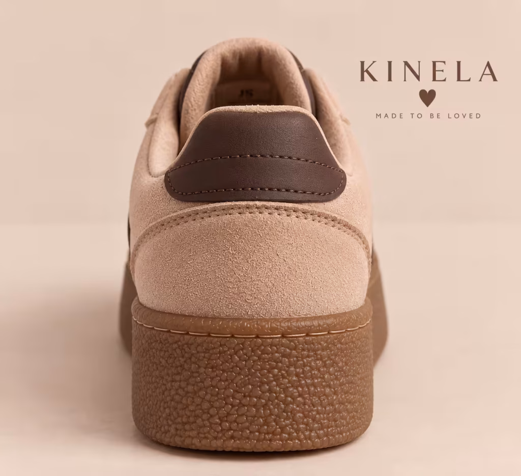 Zoe retro sneaker – bézs